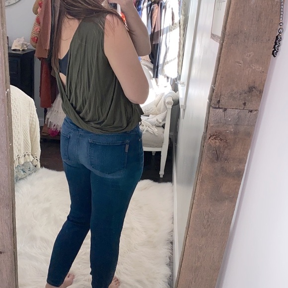 Lulus small olive green top - Picture 3 of 7